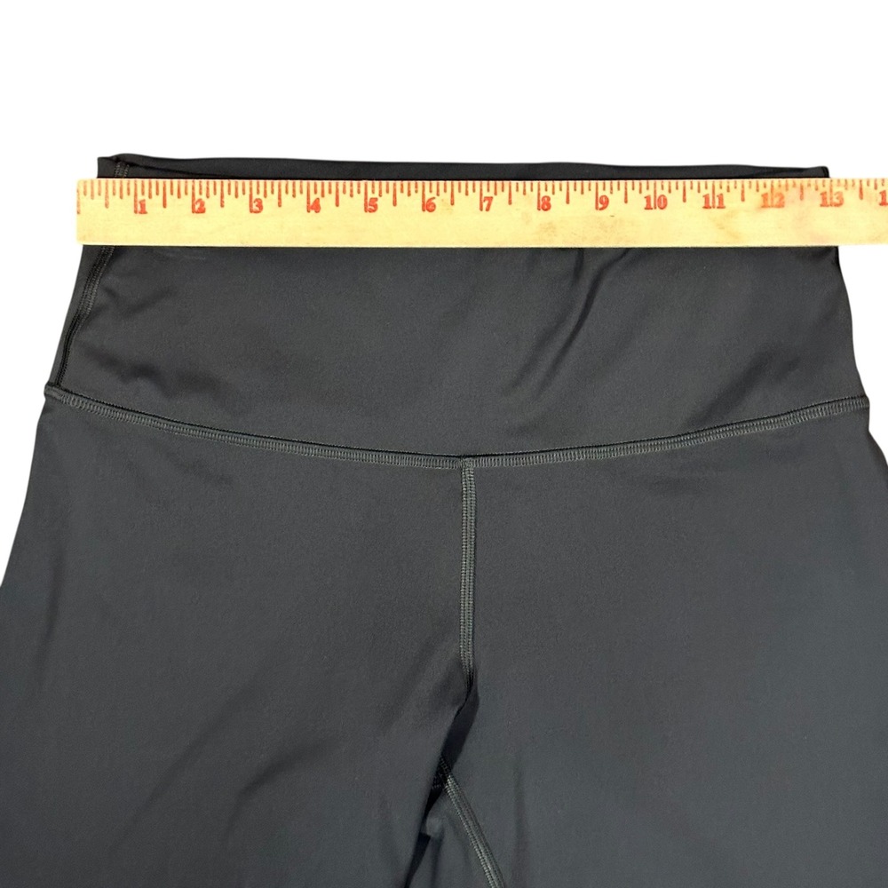 Lululemon Leggings Women's 10 Graphite Gray‎ Camo High Rise Sherr Panels - Picture 9 of 11